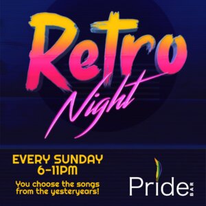 Retro Night Sunday Poster