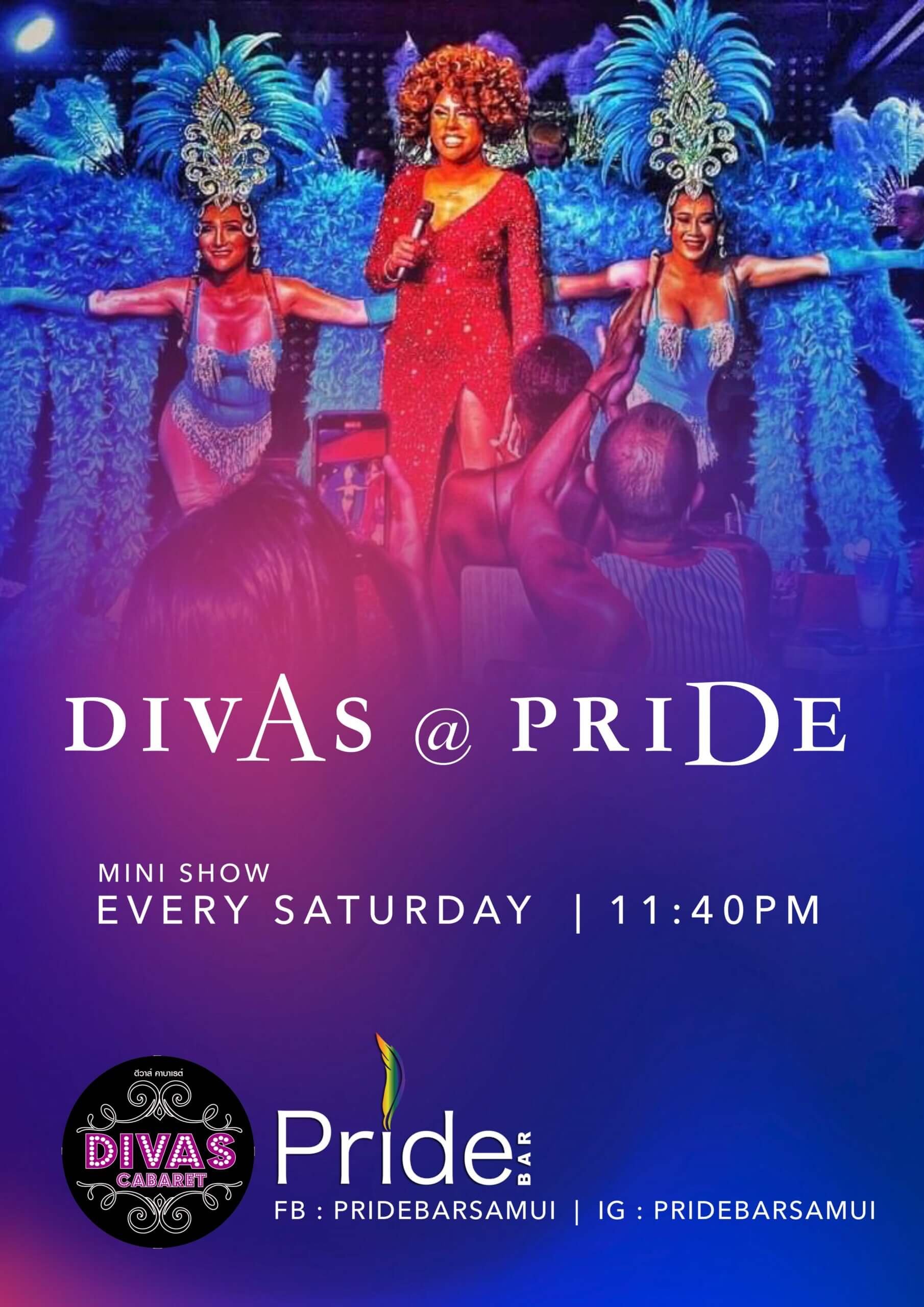 Divas Cabaret at Pride Poster 1