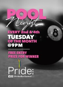 Pool Night at Pride Bar